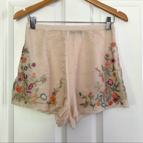 Love Sam Pants - Nordstrom/Love Sam: Jardin Embroidered Shorts